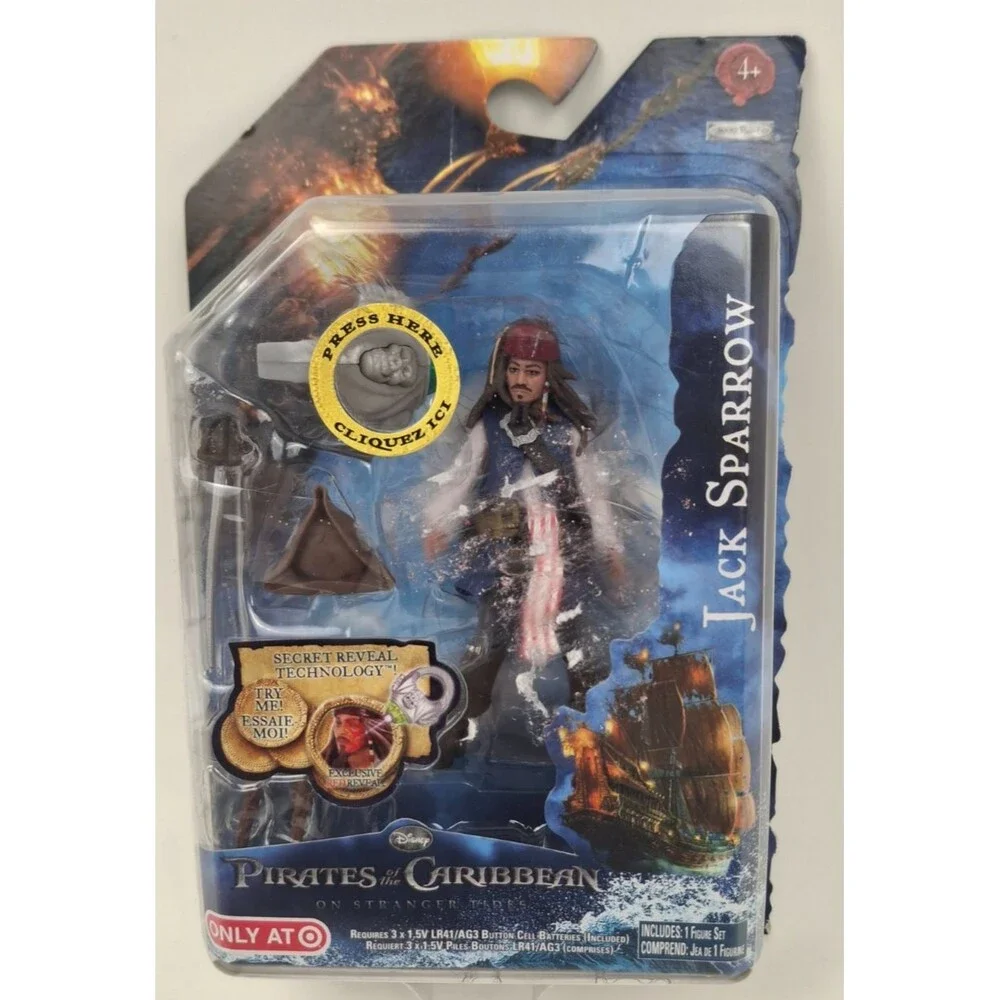 2011 Pirates of the Caribbean Jack Sparrow Captain On Stranger Tides New Sealed